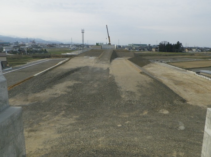 入善黒部バイパス　経田道路改良工事