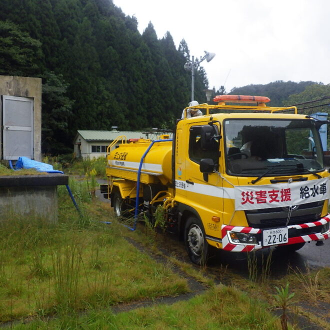 能登豪雨災害給水支援に行ってきました。